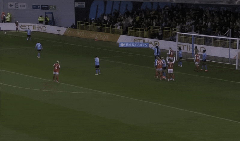 Arsenal’s corner blocking example 2