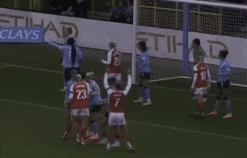 Arsenal’s corner blocking example 2 zoomed